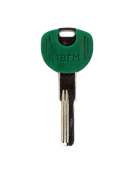 CHIAVE PUNZONATA IBFM K-2306 ORIGINALE OTTONE NICHELATO