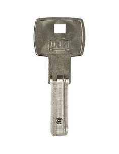 CHIAVE PUNZONATA CR IX5 ORIGINALE OTTONE NICHELATO