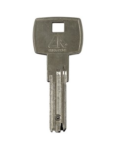 CHIAVE PUNZONATA CR IX6 ORIGINALE OTTONE NICHELATO