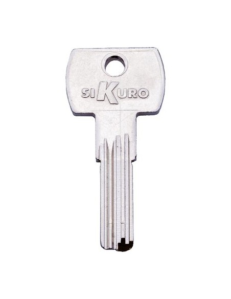 CHIAVE PUNZONATA ILSA BK008 ORIGINALE OTTONE NICHELATO