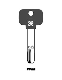 CHIAVE PUNZONATA MULTILOCK MTK18RP SILCA ALPACCA