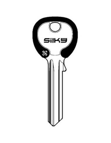 CHIAVE PIATTA YALE YA31DZ SILKY SILCA OTTONE NICHELATO