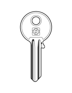 CHIAVE PIATTA UNIVERSALE UL059 SILCA OTTONE NICHELATO