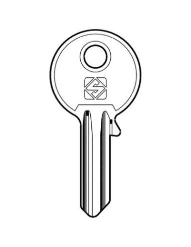 CHIAVE PIATTA UNIVERSALE UL060 SILCA OTTONE NICHELATO