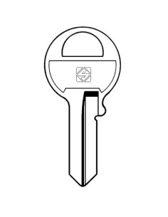 CHIAVE PIATTA MASTER MS2 SILCA OTTONE NICHELATO