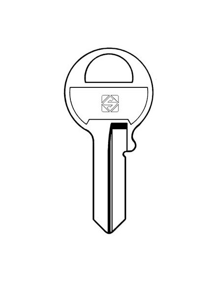 CHIAVE PIATTA MASTER MS2 SILCA OTTONE NICHELATO