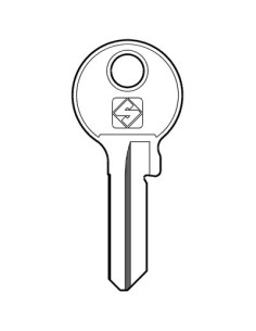 CHIAVE PIATTA VIRO VI086 SILCA ACCIAIO NICHELATO