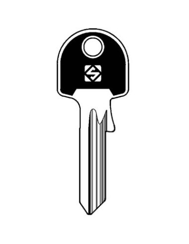 CHIAVE PIATTA UNIVERSALE UL051SL SLIM SILCA OTTONE NICHELATO