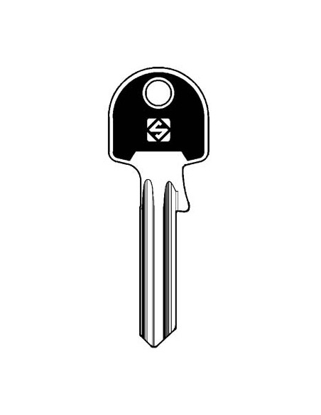 CHIAVE PIATTA UNIVERSALE UL054SL SLIM SILCA OTTONE NICHELATO