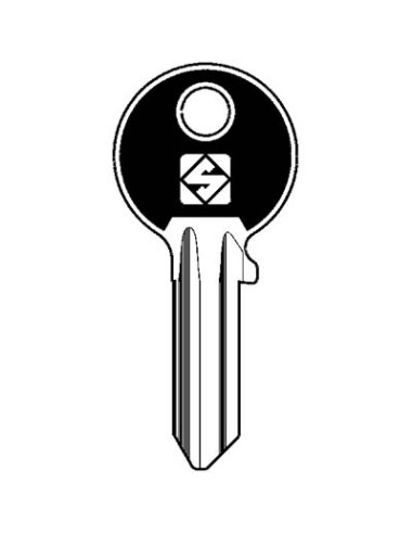 CHIAVE PIATTA CISA CS204SL SLIM SILCA OTTONE NICHELATO