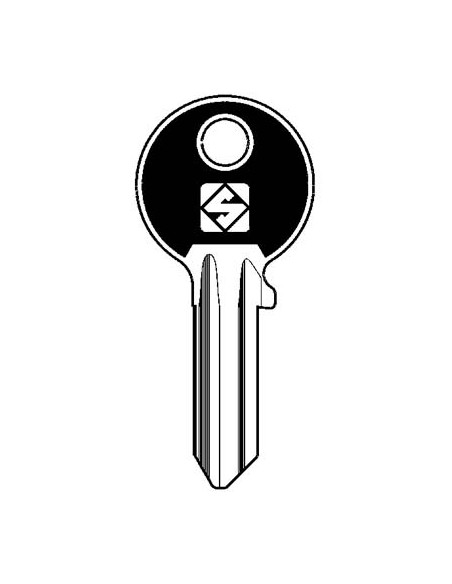 CHIAVE PIATTA CISA CS204SL SLIM SILCA OTTONE NICHELATO