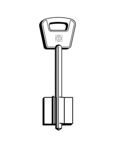 CHIAVE DOPPIA MAPPA OMEC 5OC1 SILCA OTTONE NICHELATO