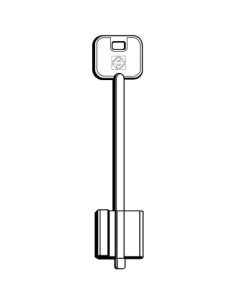 CHIAVE DOPPIA MAPPA CR 5R9 SILCA OTTONE NICHELATO
