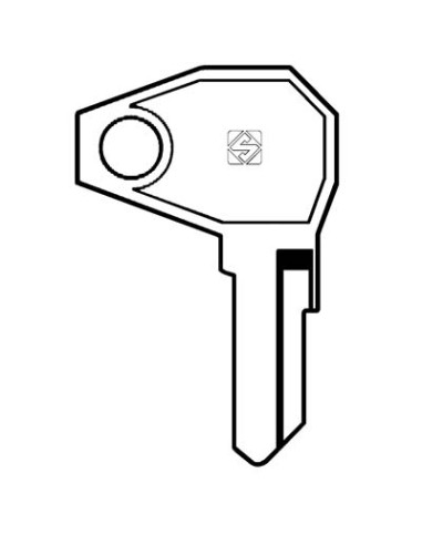 CHIAVE PIATTA FONDAR FD1 SILCA OTTONE NICHELATO