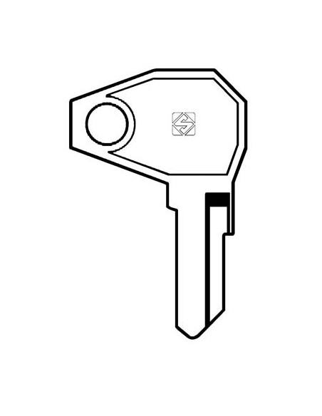 CHIAVE PIATTA FONDAR FD1 SILCA OTTONE NICHELATO