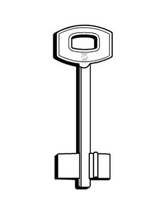 CHIAVE DOPPIA MAPPA SECUREMME 5SCM2 SILCA OTTONE NICHELATO