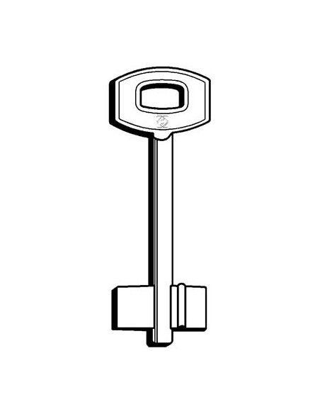 CHIAVE DOPPIA MAPPA SECUREMME 5SCM2 SILCA OTTONE NICHELATO