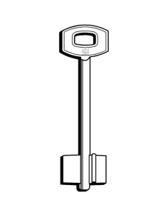 CHIAVE DOPPIA MAPPA SECUREMME 5SCM4 SILCA OTTONE NICHELATO