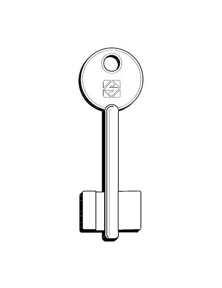 CHIAVE DOPPIA MAPPA IDM FASEM VIRO 5ID13 SILCA OTTONE NICHELATO