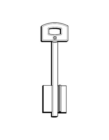 CHIAVE DOPPIA MAPPA SECUREMME 5SCM8 SILCA OTTONE NICHELATO