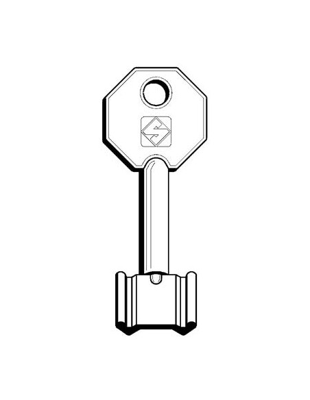 CHIAVE A POMPA POTENT 5PT11 SILCA OTTONE NICHELATO