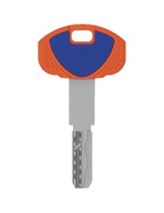 CHIAVE PUNZONATA EVO K64 1A SECUREMME OTTONE NICHELATO