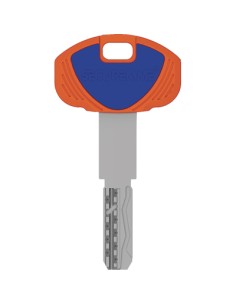 CHIAVE PUNZONATA EVO K64 1B SECUREMME OTTONE NICHELATO