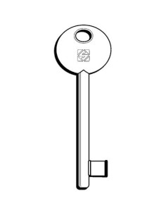 CHIAVE PATENT 6P2S SILCA OTTONE