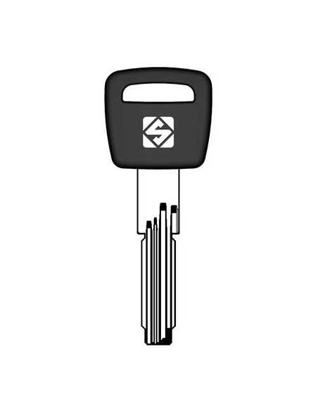 CHIAVE PUNZONATA CISA CS70AP SILCA OTTONE NICHELATO