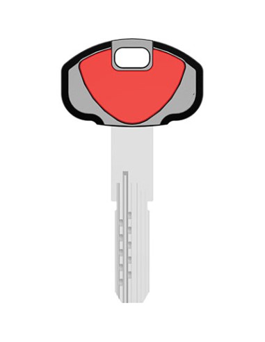 CHIAVE PUNZONATA SECUREMME K2 ORIGINALE OTTONE NICHELATO