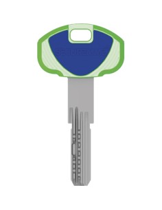 CHIAVE PUNZONATA EVO K22 SECUREMME OTTONE NICHELATO