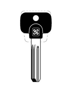 CHIAVE PUNZONATA MULTLOCK MTK12RP SILCA OTTONE NICHELATO