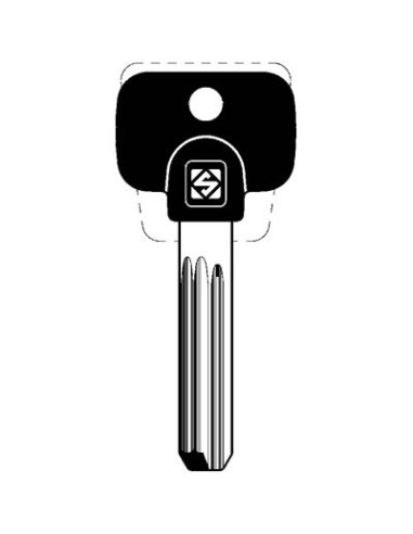 CHIAVE PUNZONATA MULTLOCK MTK12RP SILCA OTTONE NICHELATO