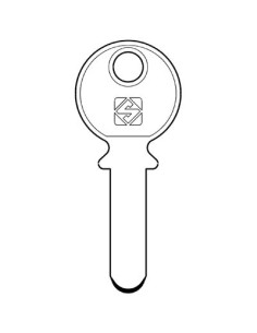 CHIAVE PUNZONATA KABA KA1 SILCA OTTONE NICHELATO