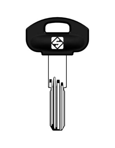 CHIAVE PUNZONATA SCM3RP SECUREMME SILCA OTTONE NICHELATO