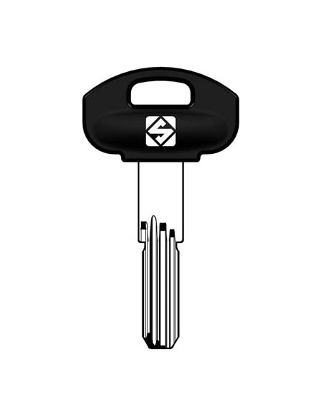 CHIAVE PUNZONATA SCM3RP SECUREMME SILCA OTTONE NICHELATO