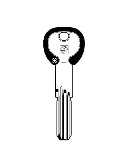 CHIAVE PUNZONATA SECUREMME SCM3RDZ SILKY SILCA OTTONE NICHELATO