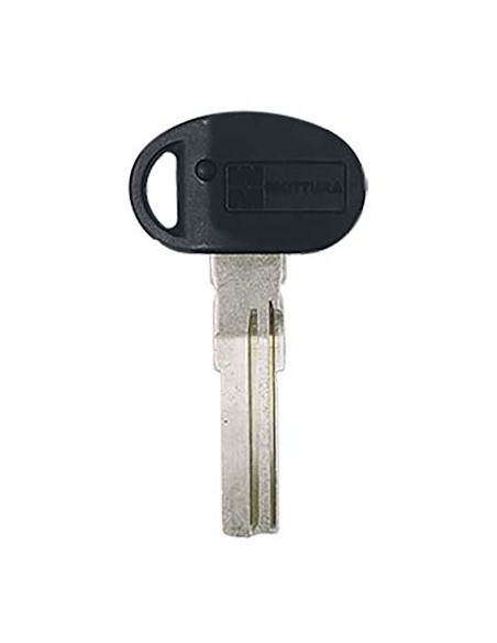 CHIAVE PUNZONATA MOTTURA 92C10B0 ORIGINALE CHAMPIONS OTTONE NICHELATO