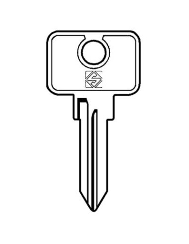 CHIAVE AUTO SISPA SSA3R SILCA TAPPO BENZINA ACCIAIO NICHELATO