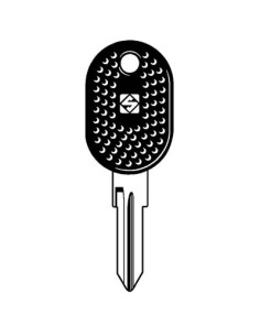 CHIAVE AUTO FIAT LANCIA GT10P SILCA ACCIAIO NICHELATO