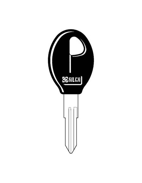 CHIAVE AUTO NISSAN NSN11BP SILCA ACCIAIO NICHELATO