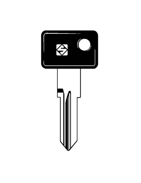 CHIAVE AUTO ZADI ZD10P SILCA APRILIA GILERA PIAGGIO ACCIAIO NICHELATO