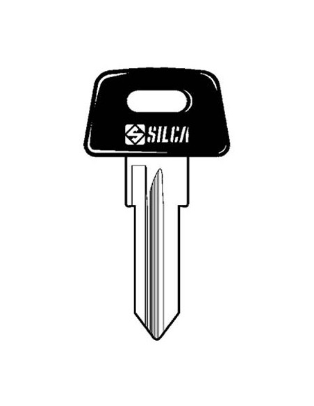 CHIAVE AUTO ZADI PIAGGIO ZD17RAP SILCA ACCIAIO NICHELATO