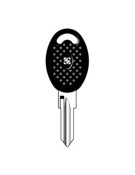 CHIAVE AUTO ZADI ZD23RBP SILCA BRAND VARI ACCIAIO NICHELATO