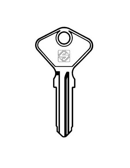 CHIAVE AUTO SAFE GIOBERT AF4C SILCA ACCIAIO NICHELATO