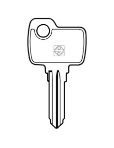 CHIAVE AUTO FIAT FAR2 SILCA ACCIAIO NICHELATO