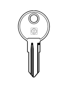 CHIAVE AUTO LAS KIFERM KI13 SILCA ACCIAIO NICHELATO