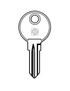 CHIAVE AUTO LAS KIFERM KI8 SILCA ACCIAIO NICHELATO