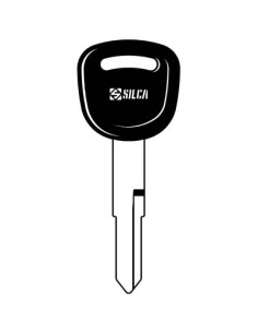 CHIAVE AUTO KYMCO KYM2R SILCA ACCIAIO NICHELATO