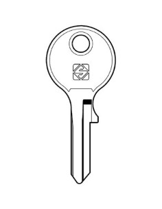 CHIAVE AUTO DUCATI GILERA NE5 SILCA ACCIAIO NICHELATO